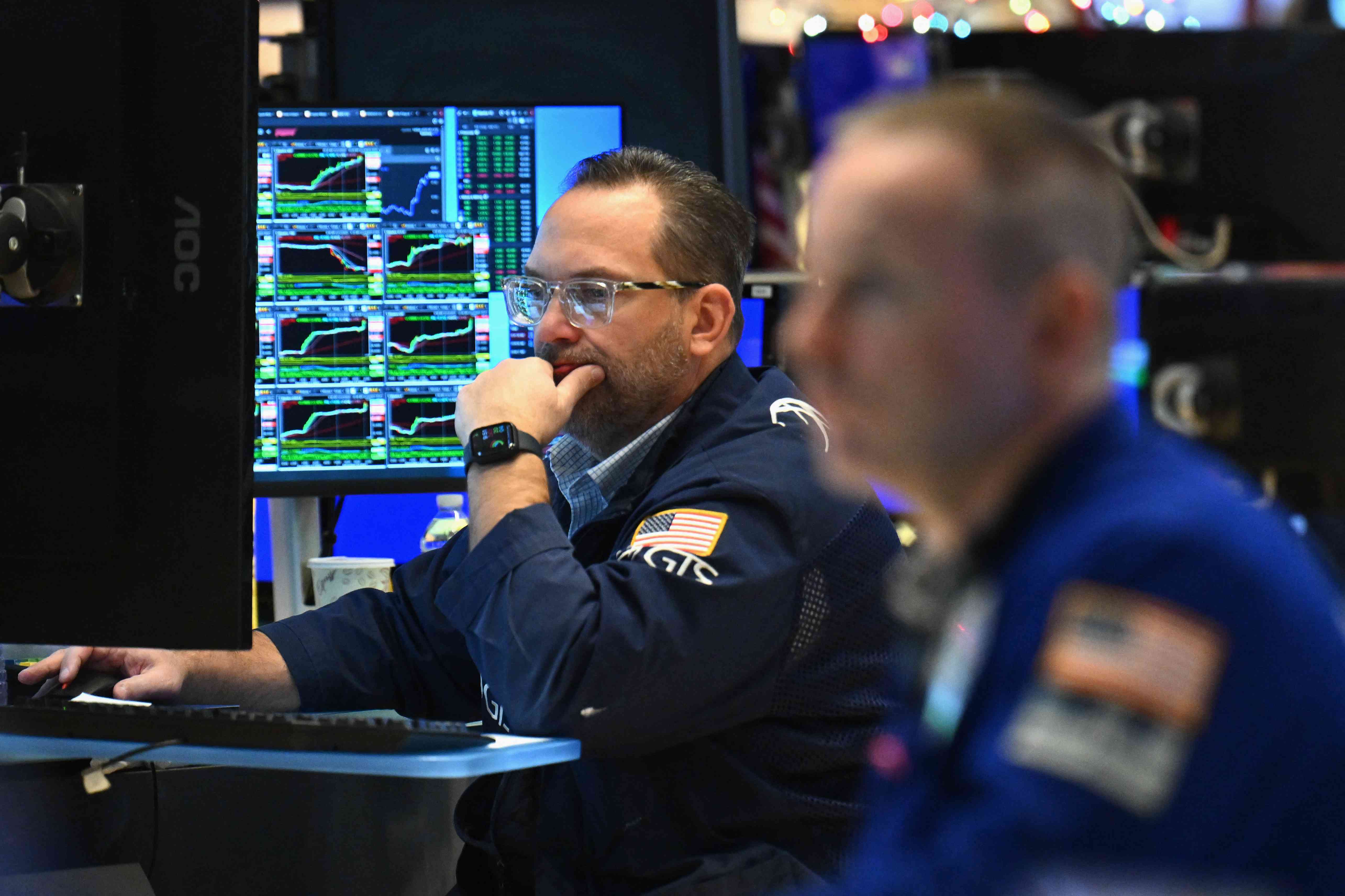 Traders on the Floor of the NYSE